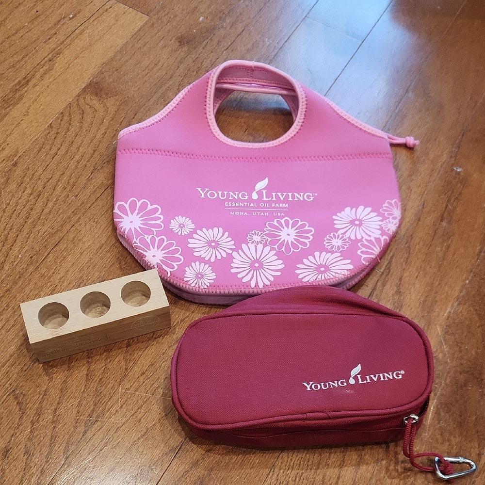 Young Living bags and oil holder